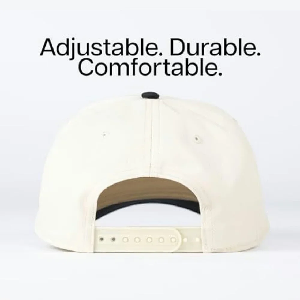 Vintage Trucker Snapback Hat - Adjustable 100% Cotton Embroidered
